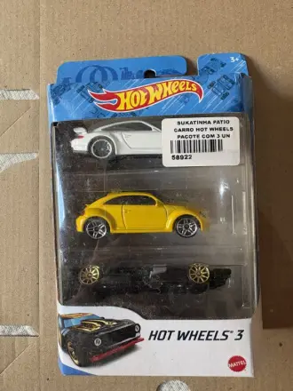 Hot Wheels 3 - Pacote com 3 Carros