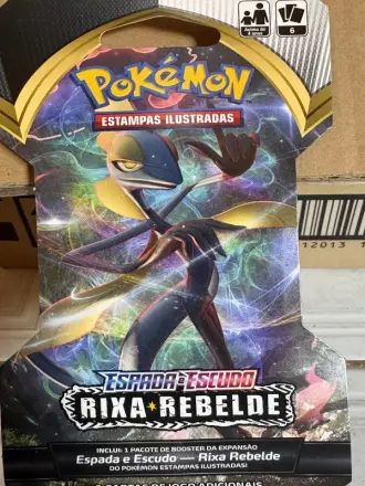 Pokémon Estampas Ilustradas - Espada e Escudo Rixa Rebelde