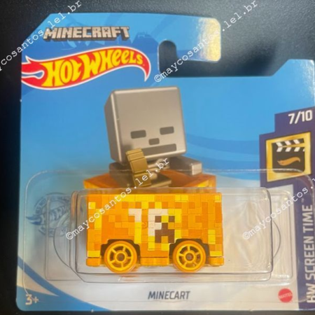 Lote02: Miniatura Hot Wheels MINECART