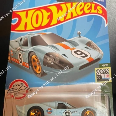 Hot Wheels '67 Ford Gt40 Mk. Iv Gulf Edition 4/10 2022